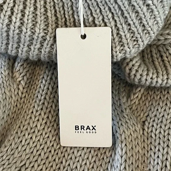 BRAX FEEL GOOD BRIAN PULLOVER WOOL TURTLENECK IN CREAM NWT MEN'S SIZE MEDIUM - Picture 14 of 16